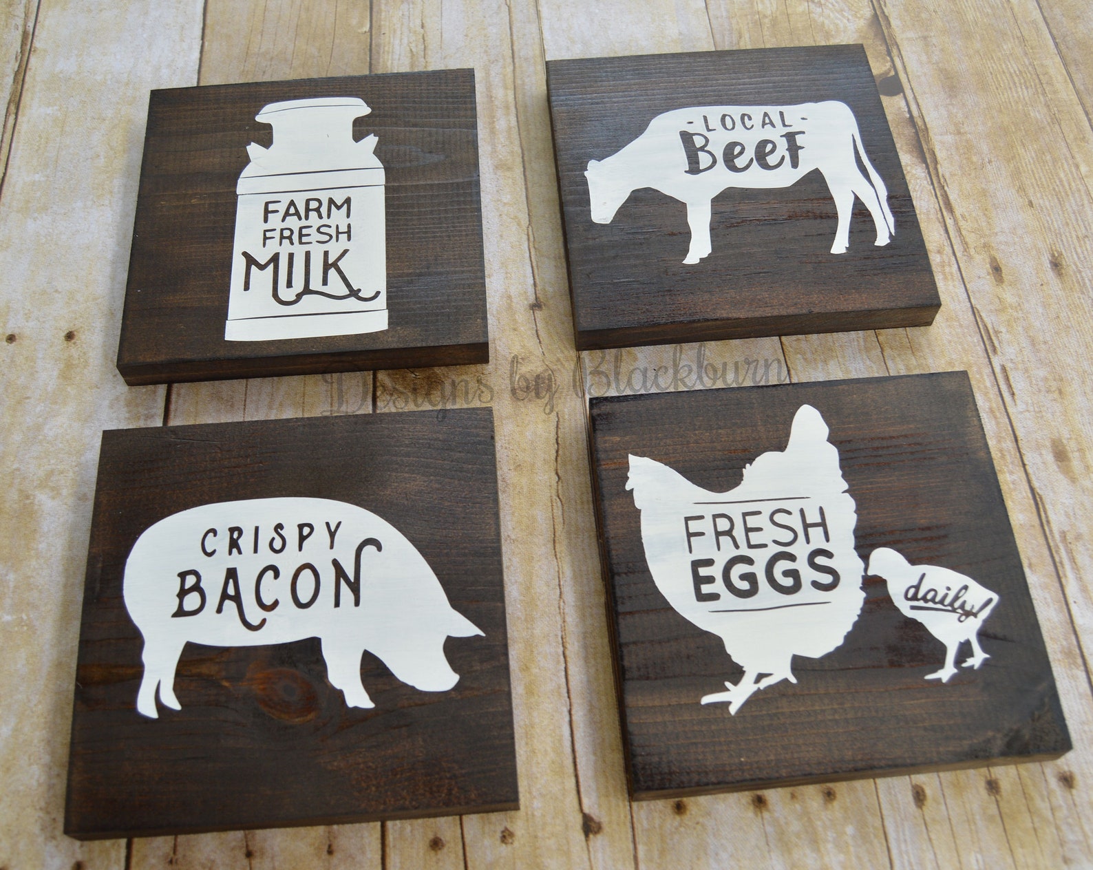 Kitchen Wall Decor Signs / Farm Animal / Farmhouse Decor / Etsy