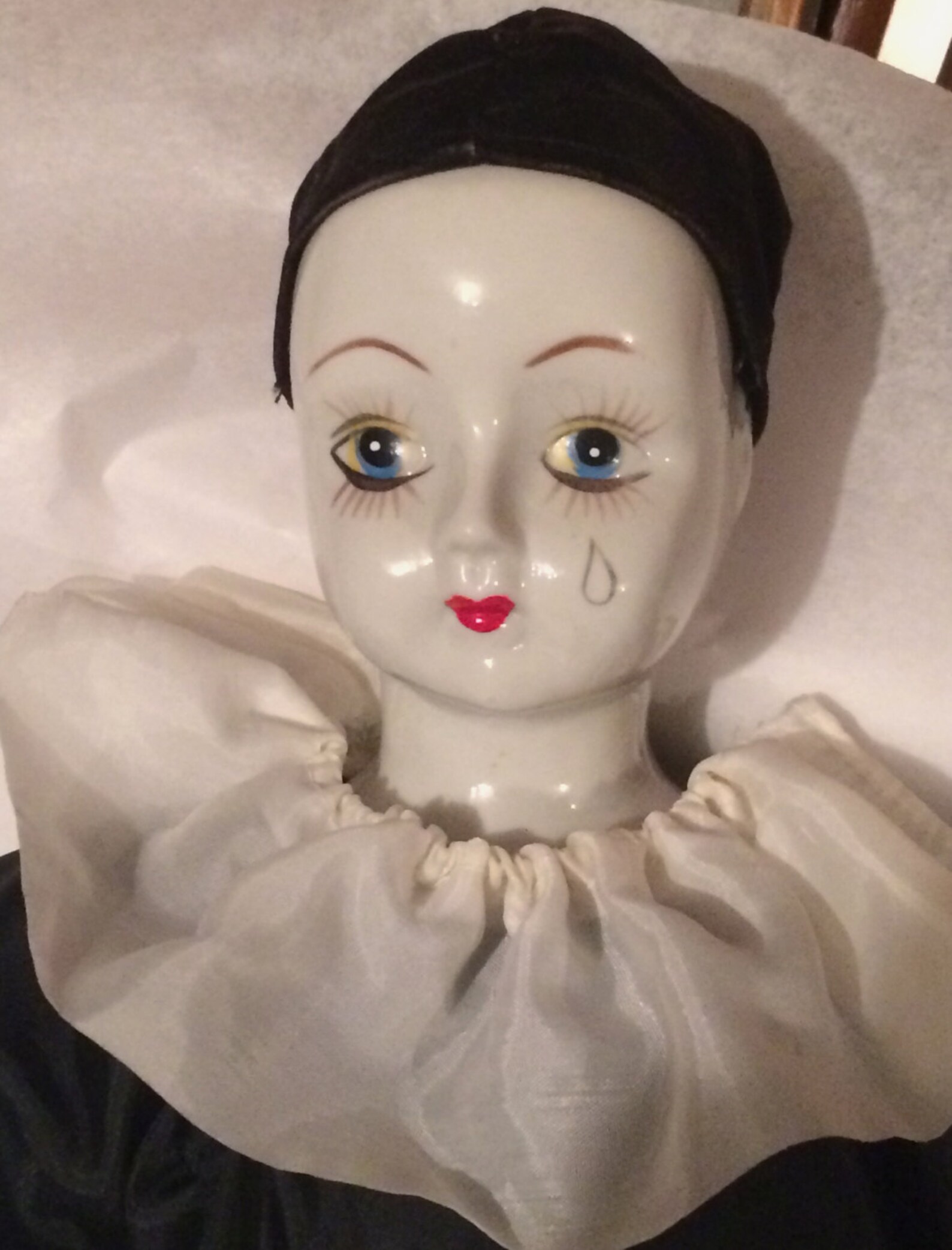 SALE Vintage Pierrot French Clown Doll Pierrette Etsy