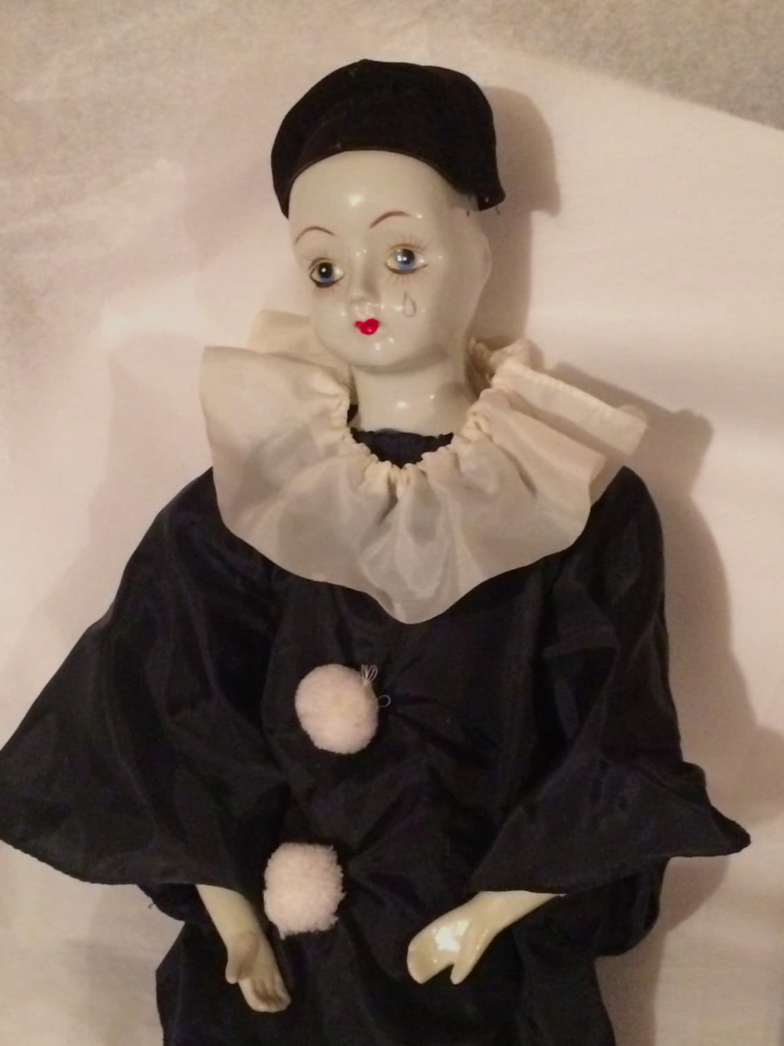 SALE Vintage Pierrot French Clown Doll Pierrette Etsy