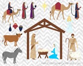Nativity SVG Files, Bible Clip Art, Christmas svg, Nativity SVG, Manger Scene svg, Wise Men SVG, Shepherd svg, Nativity Scene, Manger Scene
