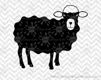 Sheep SVG File, Sheep Silhouette, Sheep Clipart, Sheep Clip Art, SVG Sheep, Farm Animal SVG, Show Sheep svg, Barnyard Animal svg, Farm svg