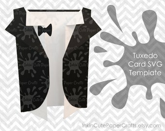 Tuxedo Card SVG, Tuxedo SVG, Black Tie Invitation, Wedding Card SVG, Wedding svg Invitation, Wedding Invitation svg, svg Wedding Card