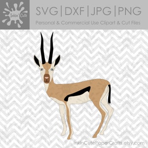 Gazelle SVG, Gazelle Clipart, Safari Animal Clipart, Safari Animals SVG, svg Safari Animal, Zoo Animals svg, Savannah svg, Safari Animal SVG