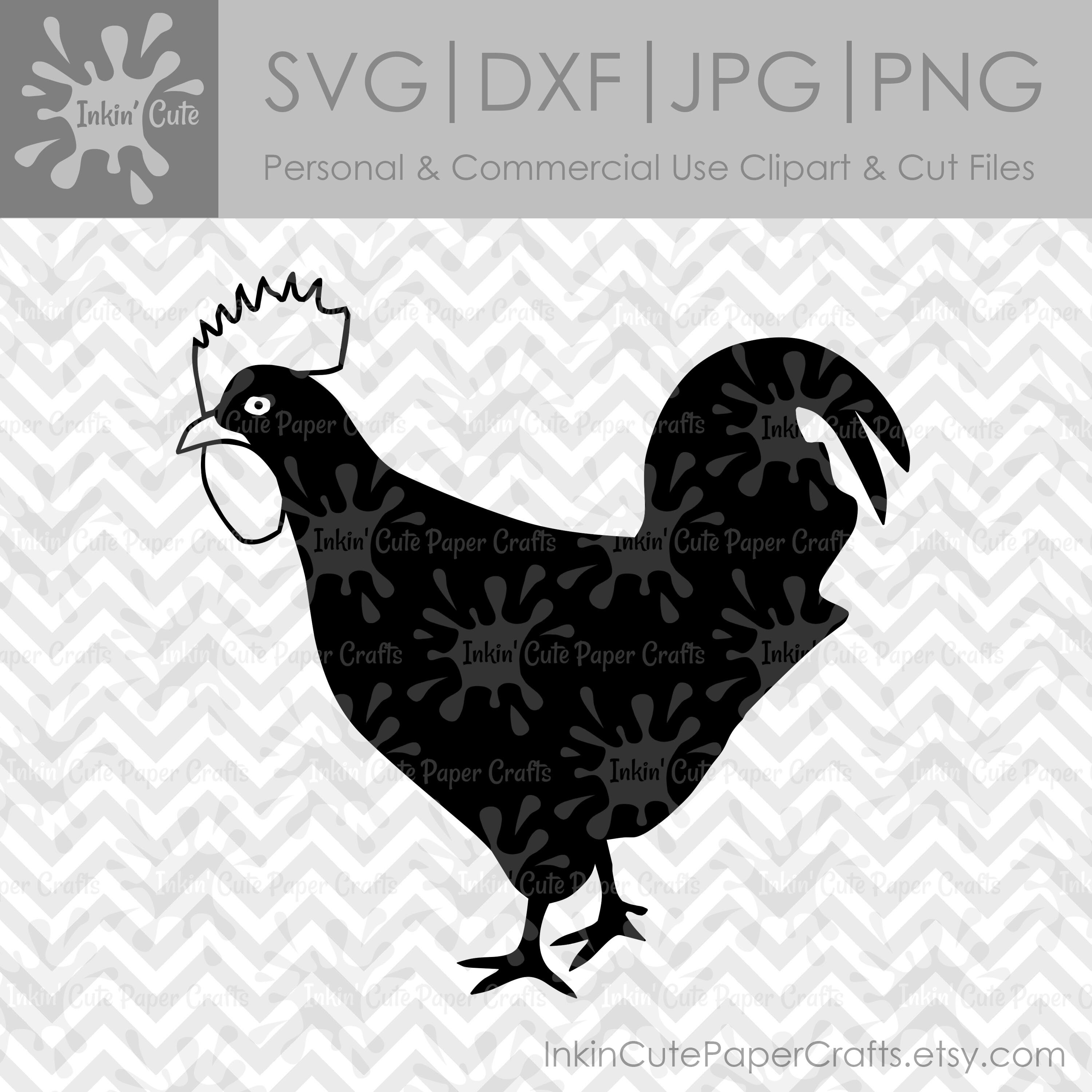 Download Rooster Silhouette Svg Rooster Svg Rooster Clip Art Svg Etsy