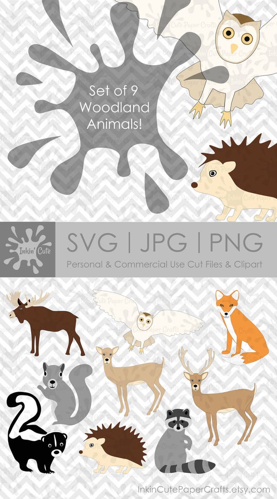 Clipart Woodland Animals Svg