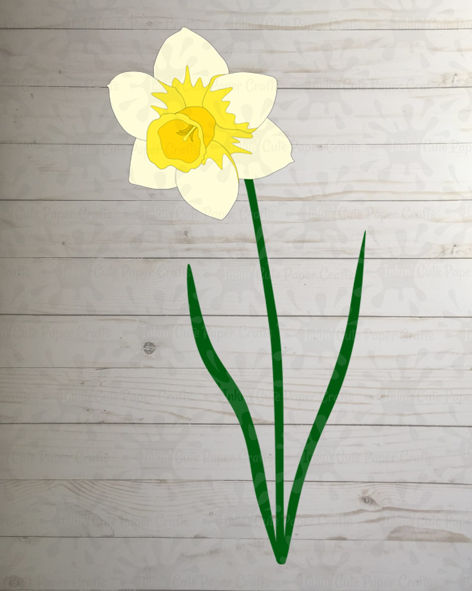 Daffodil SVG, Daffodil Clipart, Flower SVG, Flower Clipart, Flower Clip