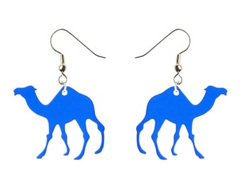 Camel Earrings: Quirky Acrylic Hump Day Jewelry, Graduation Gift