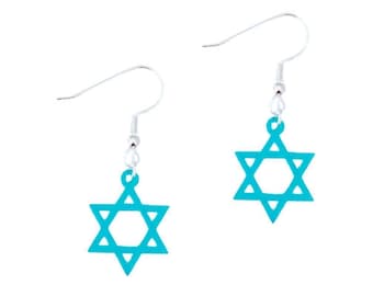 Star of David Earrings, Jewish Gift, Hannukah Jewelry, Graduation Gift