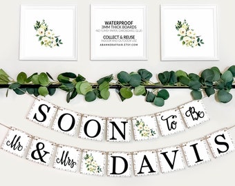 YOU/'RE ENGAGED MULTI COLOURED ENGAGEMENT FOIL PARTY BANNER EX