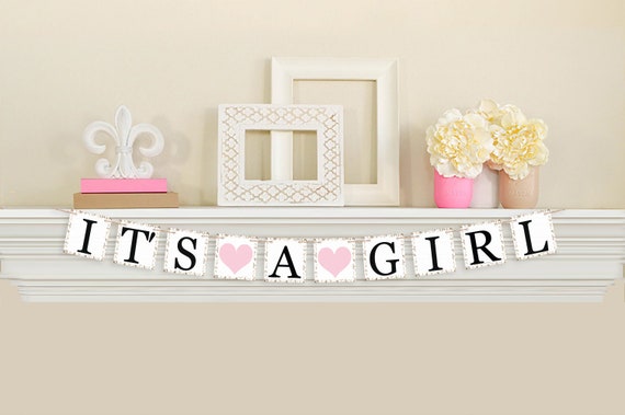 blush pink baby shower baby girl announcements its a girl banner pink baby shower decorations blush pink baby decor 300l21 girl announcements