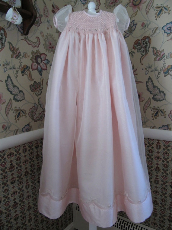 dupioni silk christening gowns