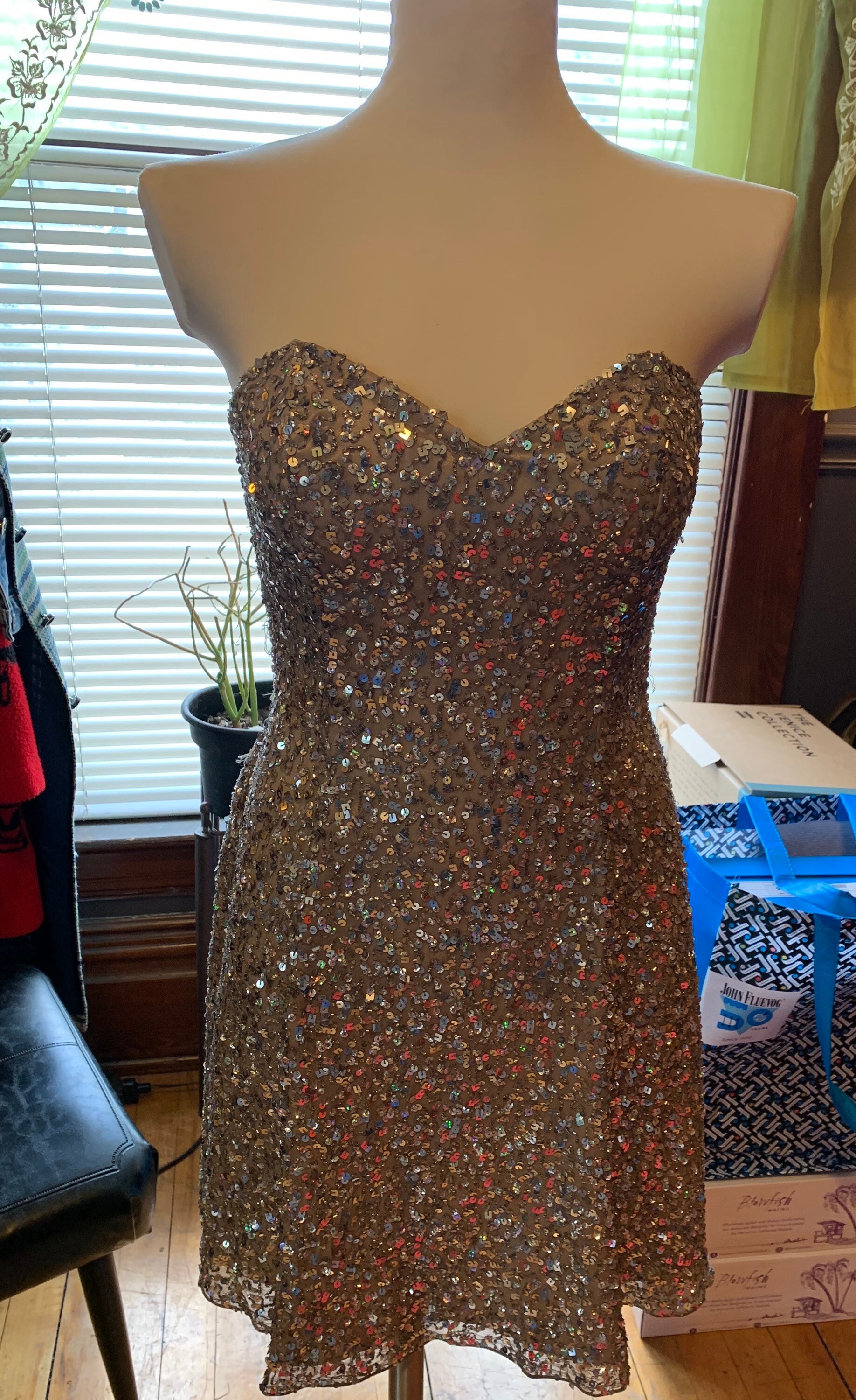sequin dress size 8