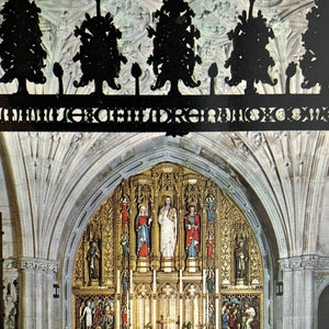 Capel pour enfants, Cathédrale de Washington, Mont Saint Albon, Washington DC, Carte postale vintage