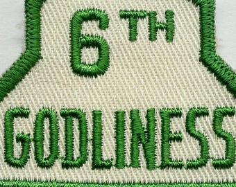6th Godliness Vintage Patch