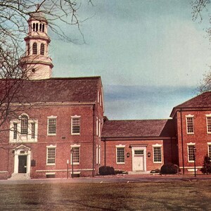 Old State House, Douvres, Delaware vintage Carte postale