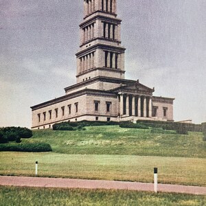 Carte postale vintage Mémorial maçonnique national de George Washington, Alexandria, Virginie,