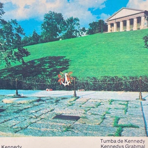 La tombe de Kennedy, cimetière national d'Arlington, Arlington, Virginie, vintage Carte postale