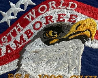 Boy Scouts of America, 19th World Jamboree, Eagle and Stars, 1999, Chile, Vintage Patch