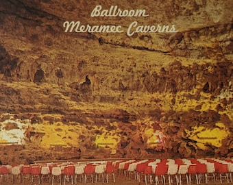 Ballroom at the Meramec Caverns, Stanton, Missouri, Caves, Vintage Postcard