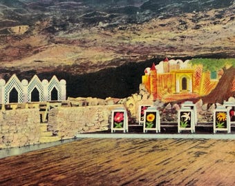 Wonderland Cave Night Club, The Ozarks, Bella Vista, Arkansas, Vintage Linen Postcard