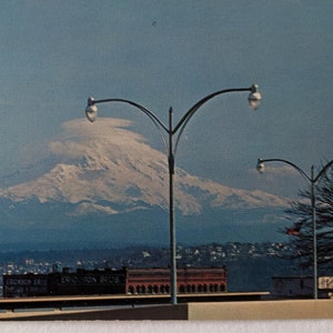 Carte postale vintage Tacoma, Mt Rainier Washington