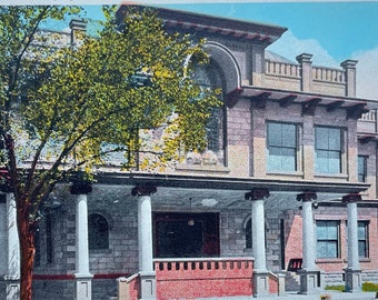 Congregational Church, Stockton, California, Vintage Postcard