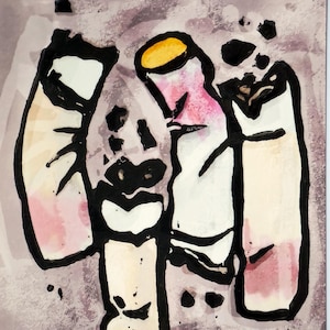 Impression giclée 4 x 6, cigarettes, sur papier d'archives Hahnemühle Baryta, format carte postale