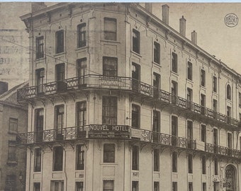 Carte postale vintage Le Nouvel Hotel, Ostende, Belgique