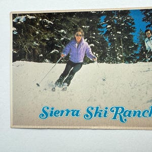 Carte postale Sierra Ski Ranch, Sierra at Tahoe, Lake Tahoe, Californie
