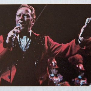 Ringmaster Harold Ronk de Barnum et Bailey, Ringling Brothers Circus, carte postale vintage