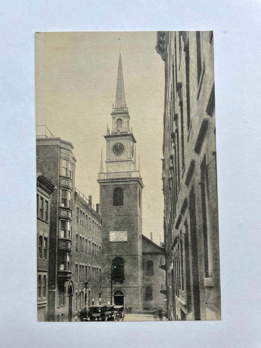 Old North Church Built in 1723 Boston Massachusetts Vintage