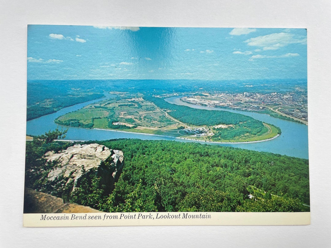 Moccasin Bend Seen From Point Park, Lookout Mountain, Chattanooga ...