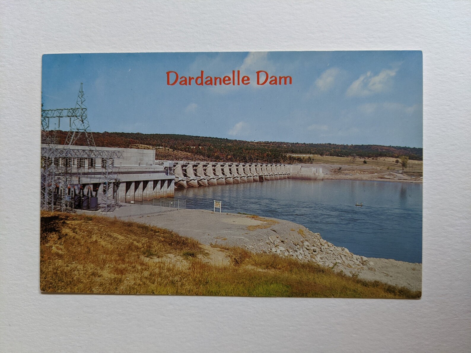 Dardanelle Dam and Lock Russellville Arkansa Vintage Etsy UK