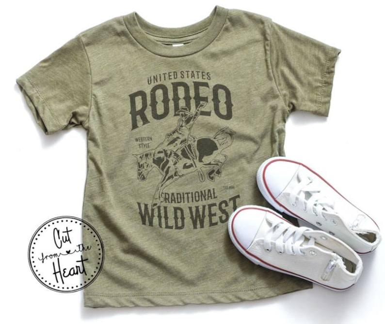 Kids Cowboy Rodeo Shirt Toddler Cowboy Shirt Western Boys Etsy