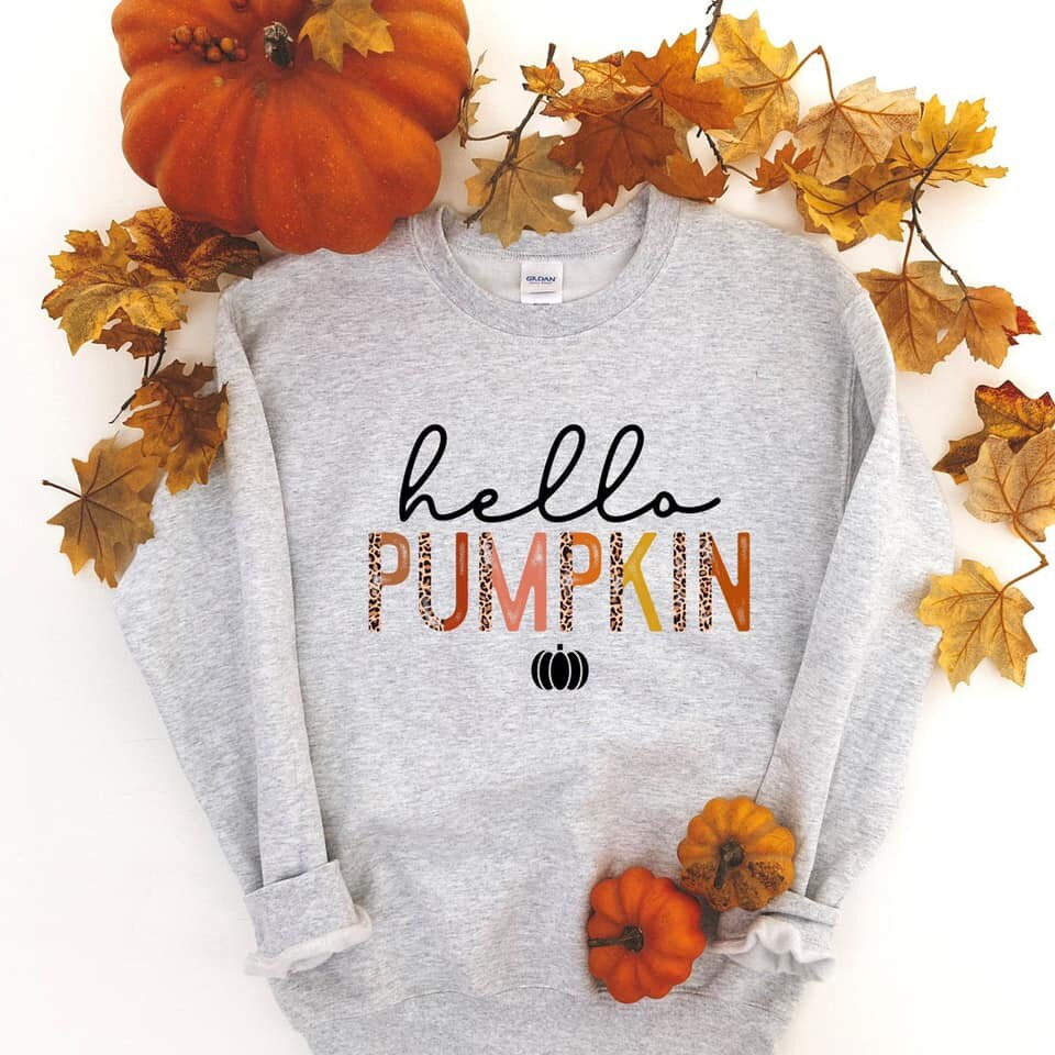 Hello pumpkin sweatshirt sales