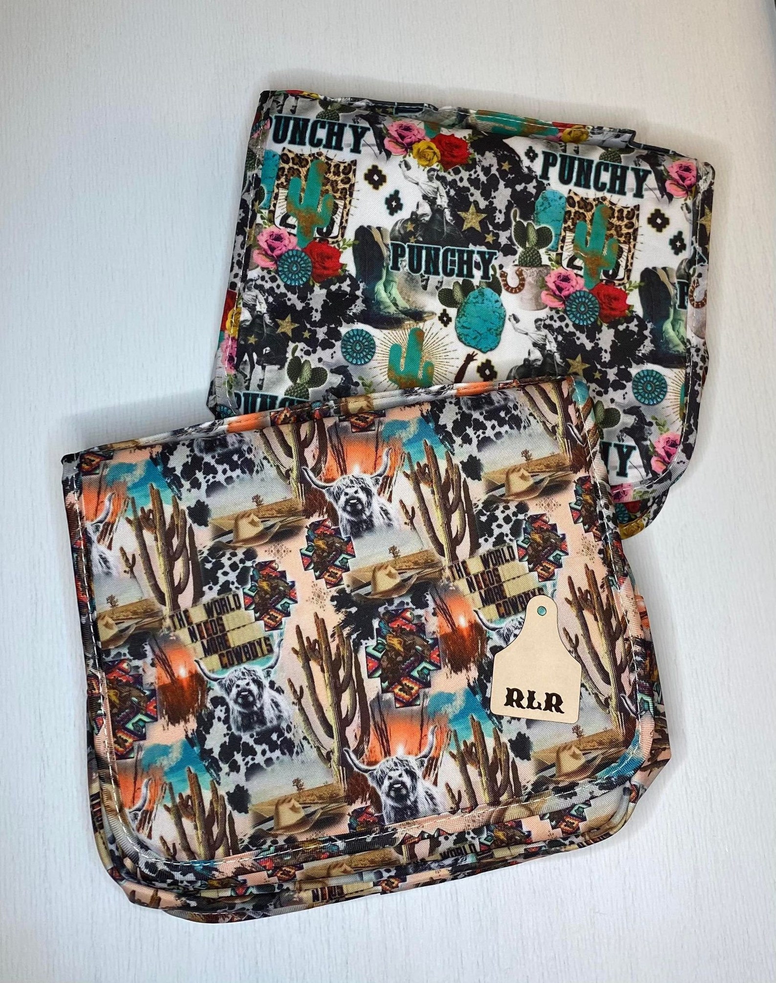 Western Makeup Bag Punchy Cowboy Jewelry Travel Case Need Etsy