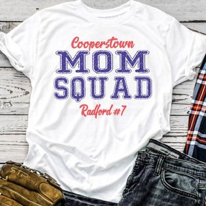 Cooperstown Custom Team T-shirt or Tank Top, Baseball Tournament Team Tshirt, Cooperstown Shirt, Custom Baseball Team Shirt, Baseball Mom