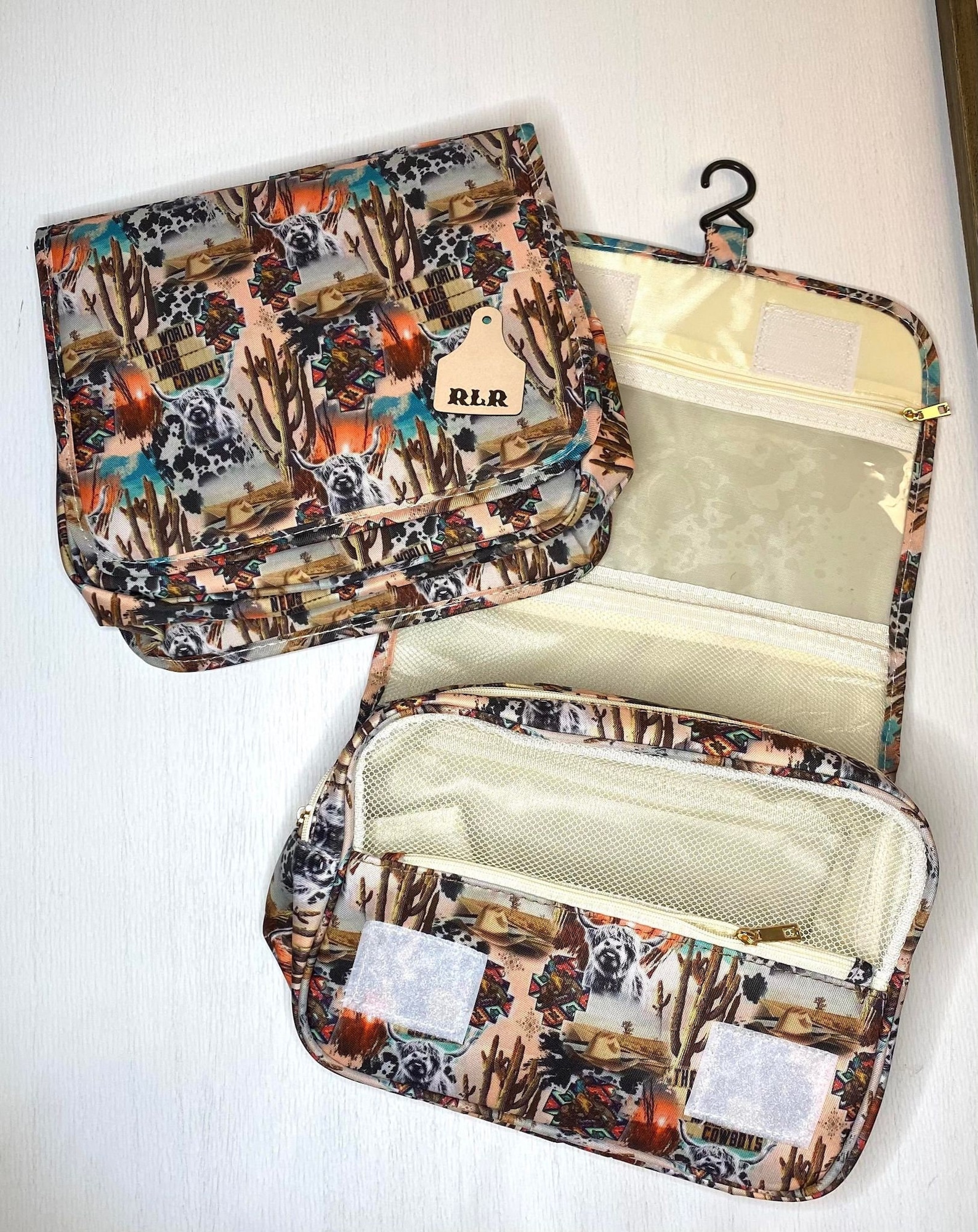 Western Makeup Bag Punchy Cowboy Jewelry Travel Case Need Etsy