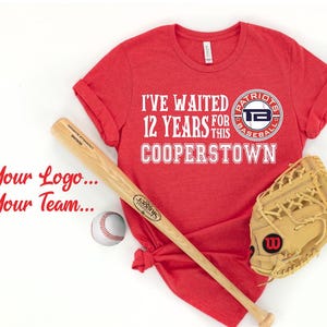 Cooperstown Custom Team T-shirt or Tank Top, Custom Baseball Team Tshirt, Cooperstown Shirt, Custom Baseball Team Shirt, Baseball Uniform