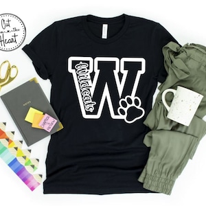School Wildcats Shirt, Back To School Shirts, School Spirit Wear Shirts, Team Fundraising Shirts, Wildcats Pride, Go Wildcats, Wildcats Team
