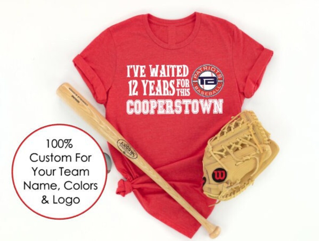 Cooperstown Custom Team Tshirt or Tank Top, Custom Baseball Team