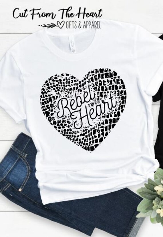 Rebel Heart Shirt Country Music Shirt 