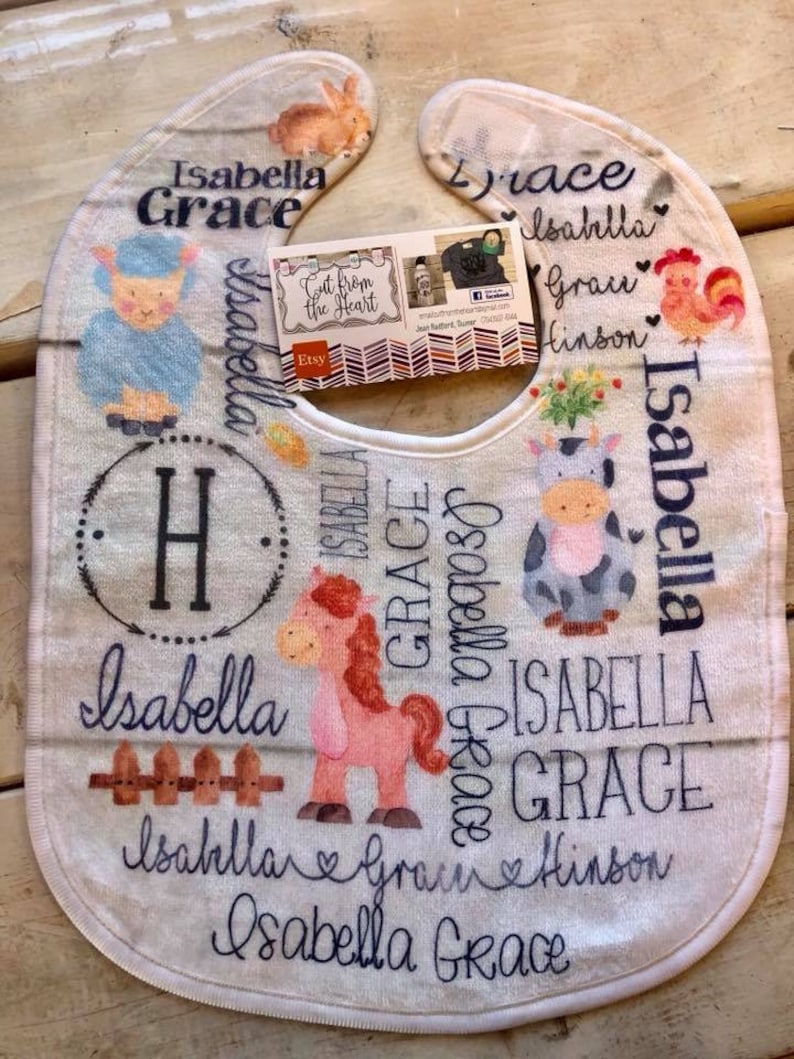 Personalized Baby Bib Baby Shower Gift For New Baby Baby Shower Gift Custom Baby Gift Custom Baby Gift Baby Bib Personalized Baby Bib