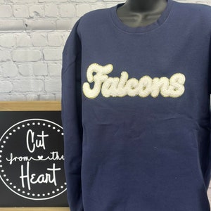 School Spirit Wear, Falcon Pride T-shirt, Teacher Team Shirt, Matching Teacher, Sports T-shirt, West Rowan Falcons, Comfort Colors