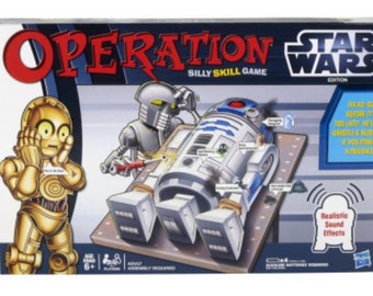 Hasbro Operation Star Wars R2d2 RARE 2012 Silly Skill Game C3po for sale online 
