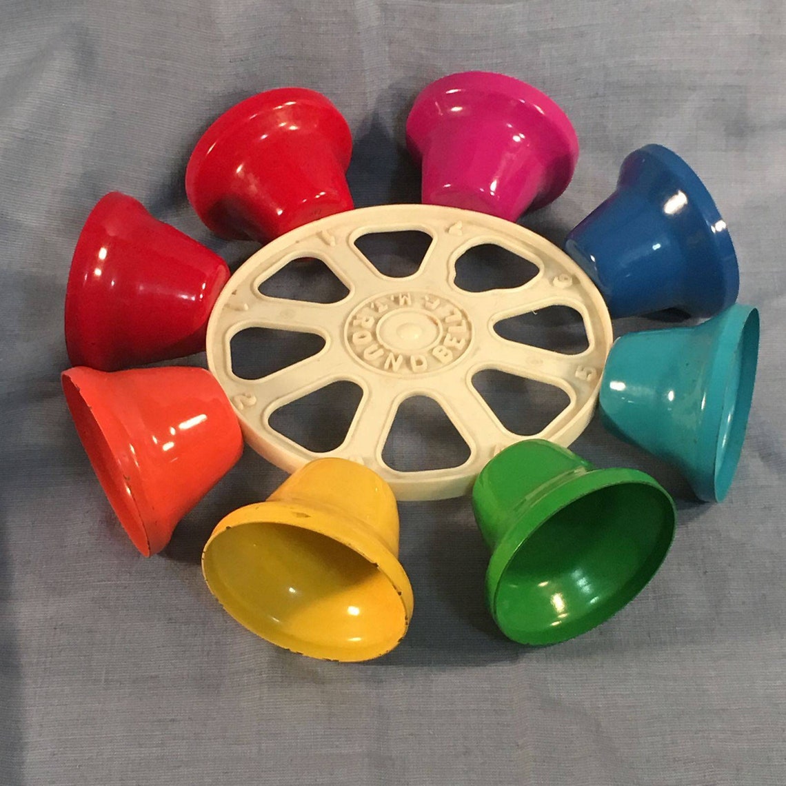 Vintage Round Bell toy Etsy