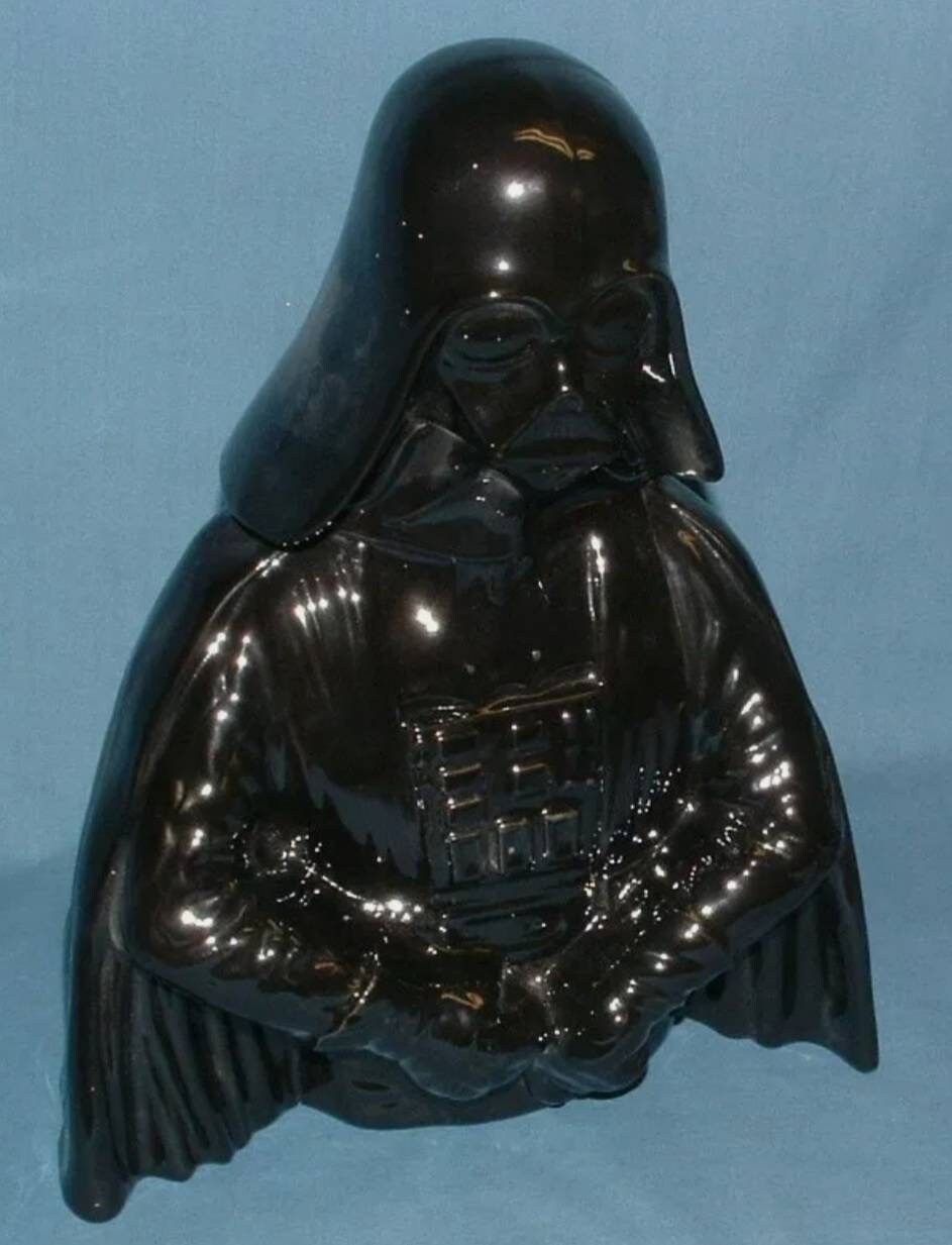 Darth Vader Ceramic Pottery Bust Black