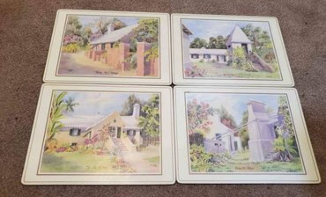 Vintage Pimpernel Placemats plus Bonus Notecards Included Etsy