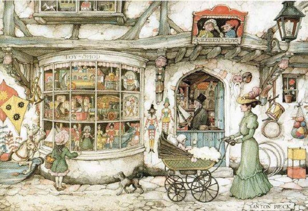 立体絵画　ANTON PIECK Anton Pieck 3d - Etsy Canada
