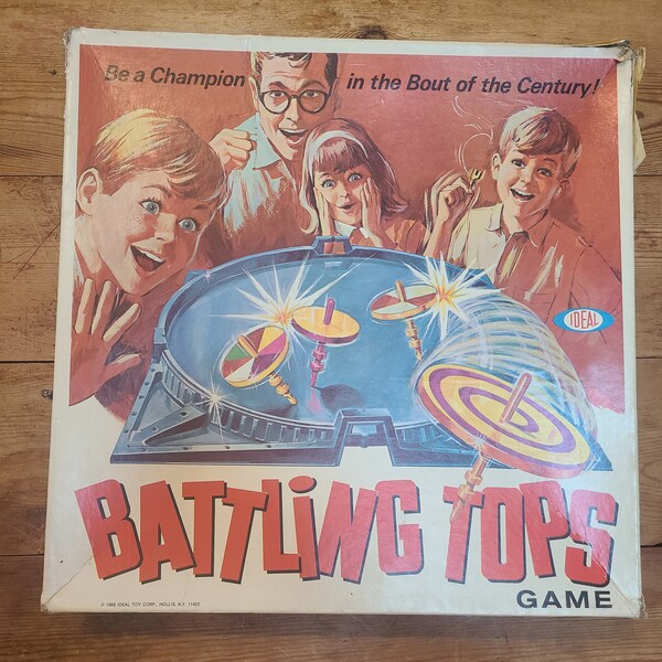 Battling Tops Game Etsy